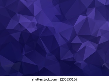 Blue Abstract Polygonal Background Design. Using For Backdrop, Website, application and Presentation