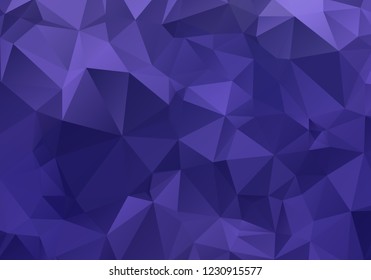 Blue Abstract Polygonal Background Design. Using For Backdrop, Website, application and Presentation