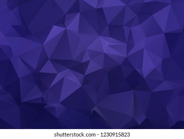 Blue Abstract Polygonal Background Design. Using For Backdrop, Website, application and Presentation