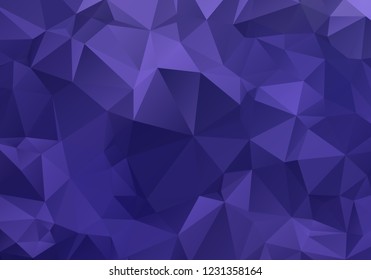 Blue Abstract Polygonal Background Design. Using For Backdrop, Website, application and Presentation