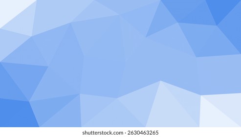 Blue Abstract polygonal background. Triangles background in Triangular style with gradient Geometric design