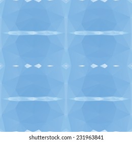 Fondo del patrón de mosaico del triángulo poligonal abstracto azul
