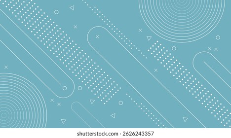 Blue Abstract pop art color paint splash pattern background. Memphis geometry background