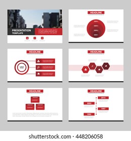 Blue Abstract presentation templates, Infographic elements template flat design set for annual report brochure flyer leaflet marketing advertising banner template