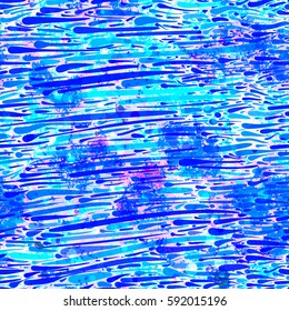 Blue abstract seamless background for fabric, wrapping paper.