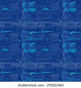 Blue Abstract seamless grunge paint background.