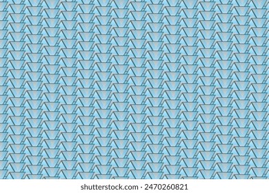 Blue Abstract Seamless Pattern Background 