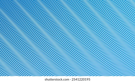 Blue abstract with seamless zig zag line pattern background