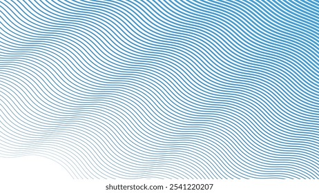 Blue abstract with seamless zig zag line pattern background