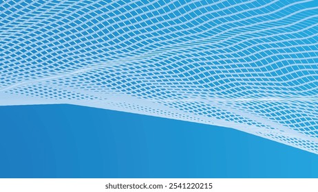 Blue abstract with seamless zig zag line pattern background