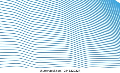 Blue abstract with seamless zig zag line pattern background