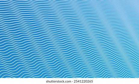 Blaue abstrakte mit nahtlosen Zick-Zack-Linie Muster Hintergrund