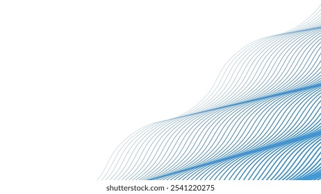Blue abstract with seamless zig zag line pattern background