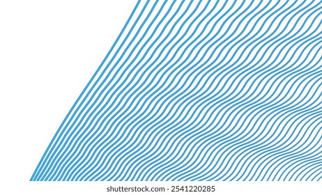 Blue abstract with seamless zig zag line pattern background