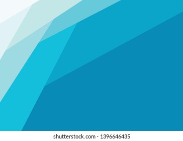 Blue abstract shape lines minimal concept vector background design illustration