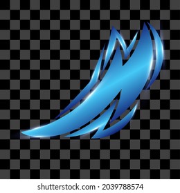 Blue abstract shape with shine glow special effect elements design resources for poster, business banner, flyer, advertisement, brochure, catalog, web, site, website, presentation