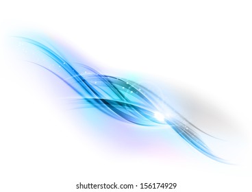 blue abstract shapes as background