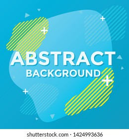 
Blue Abstract Shapes Background Web Banner Vector
