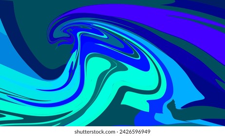 blue abstract sharp color wave background