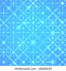 Blue abstract shining background