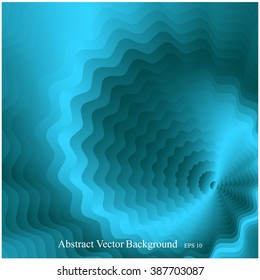 blue abstract shiny background. Vector geometric banner with lines. Shell Background. Vector business flyer template or corporate banner design with stripes and waves. Blue pure water sea waves