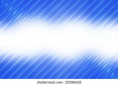 Blue abstract smooth blur background with diagonal stripes.