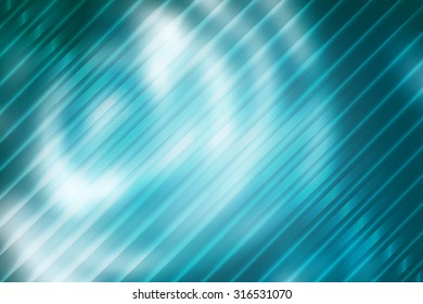 Blue abstract smooth blur background with diagonal stripes.