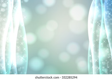 Blue abstract smooth blur background with lights over it.
