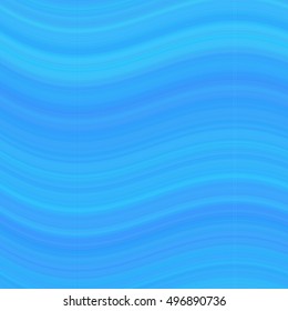 Blue abstract smooth wave background - vector illustration