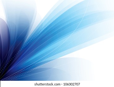 Blue abstract soft vector background