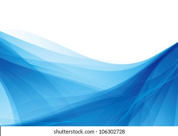 Blue abstract soft vector background