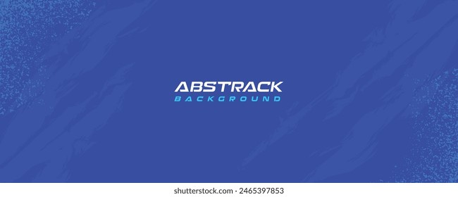 Blue Abstract Sports Background Vector. International Sports Day Banner Illustration