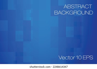 Blue Abstract Square Background Vector
