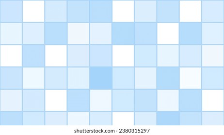 Blue abstract square mosaic background	