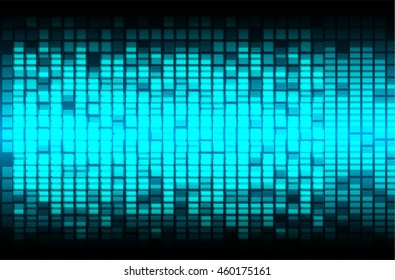 blue abstract square pixel mosaic background