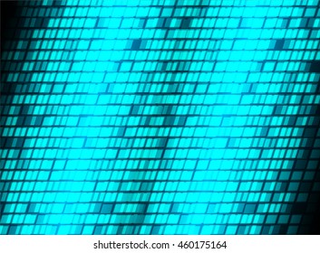 blue abstract square pixel mosaic background