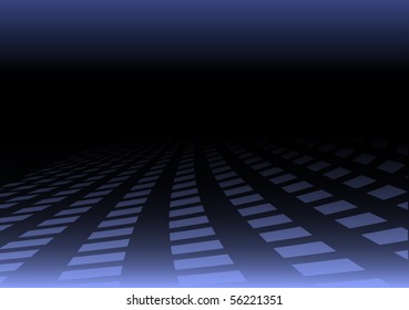 Blue abstract squared highway vector  illustration