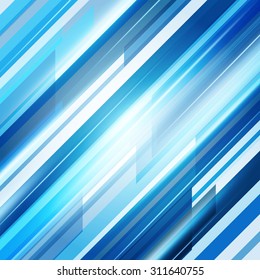 Blue Abstract Straight Lines Background
