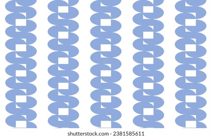 línea vertical de franja abstracta azul, franja de columna redonda y de bloque repiten un patrón transparente como diseño de impresión de tela, patrón de ajuste, proyección de camisetas