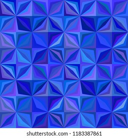 Blue abstract striped shape mosaic pattern background - vector wall illustration