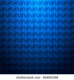 Blue abstract striped textured geometric seamless pattern