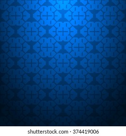 Blue abstract striped textured geometric pattern
