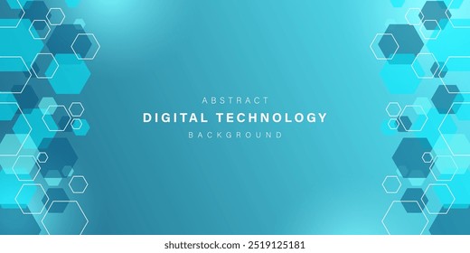 Fondo de tecnología abstracta azul. comunicación de tecnología empresarial. Conexión digital de alta tecnología. alta tecnología. ciencia. concepto de negocio de tecnología moderna. fondo futurista. Ilustración vectorial