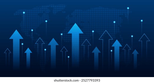 Blue abstract technology background. business technology communication. Hi tech digital connection. high tech. science. modern technology business concept. futuristic background. vector illustration