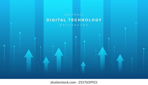 Blue abstract technology background. business technology communication. Hi tech digital connection. high tech. science. modern technology business concept. futuristic background. vector illustration