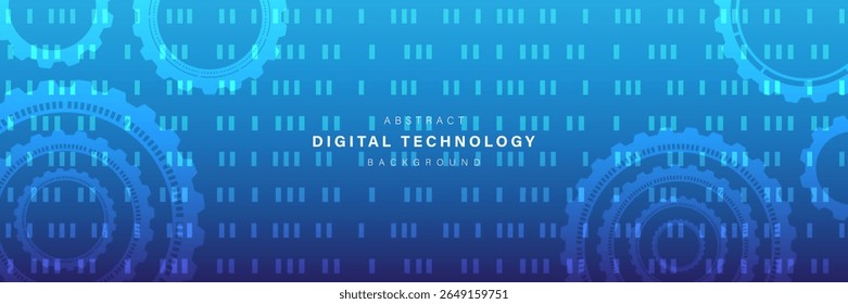 Blue abstract technology background. business technology communication. Hi tech digital connection. high tech. science. modern technology business concept. futuristic background. vector illustration