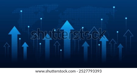 Blue abstract technology background. business technology communication. Hi tech digital connection. high tech. science. modern technology business concept. futuristic background. vector illustration