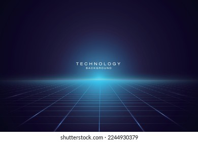 blue abstract technology background design