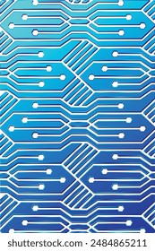 Blue Abstract Technology Background Design