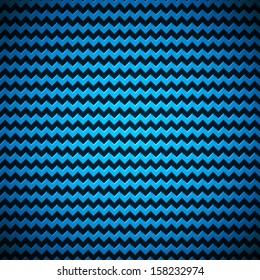 Blue abstract technology background with seamless zigzag perforated pattern for web sites, user interfaces (UI), applications (apps) and business presentations. Vector illustration.